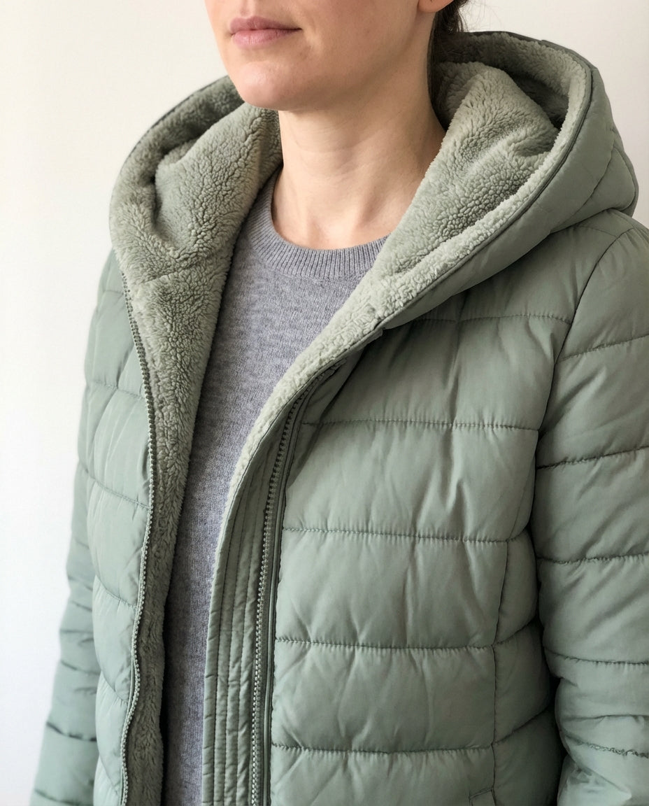 Fleece Lined Puffer Jacket