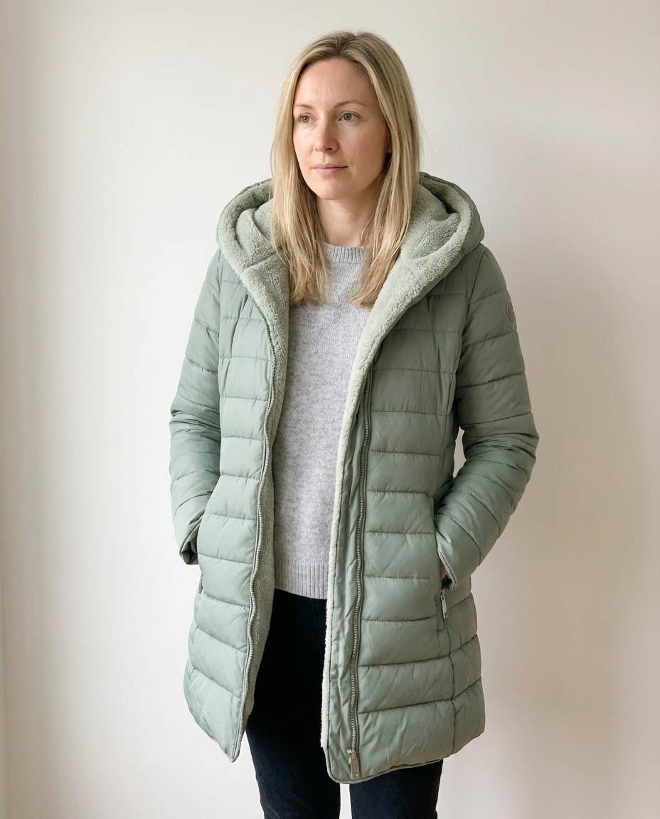 Fleece Lined Puffer Jacket