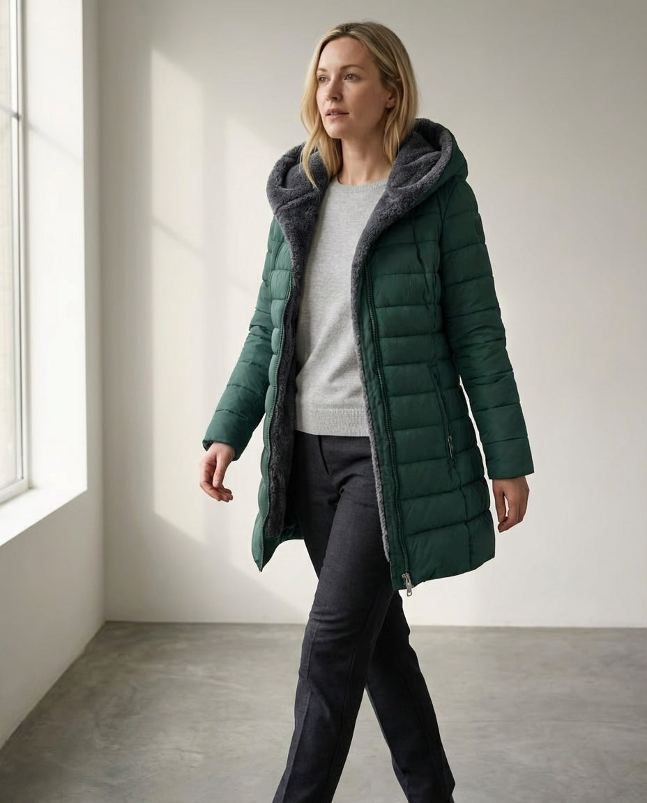 Fleece Lined Puffer Jacket