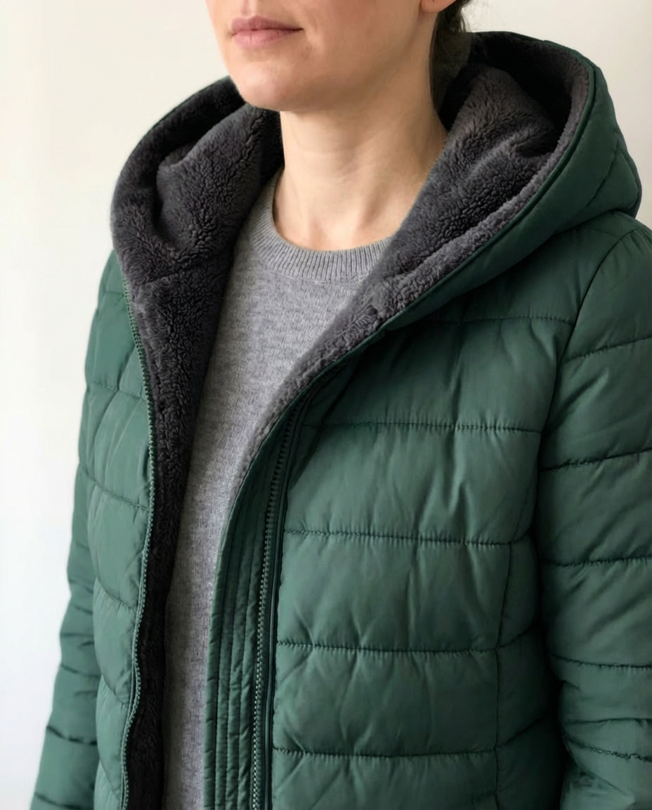 Fleece Lined Puffer Jacket
