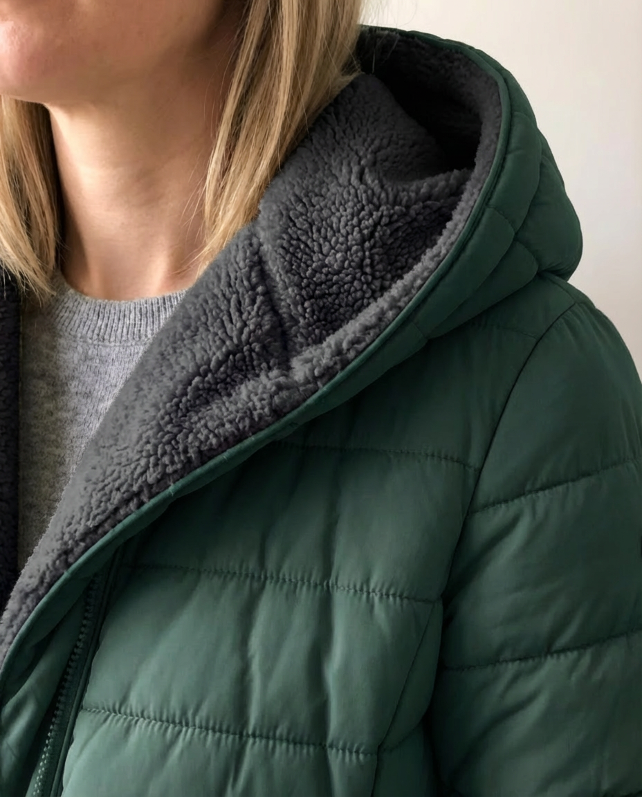 Fleece Lined Puffer Jacket