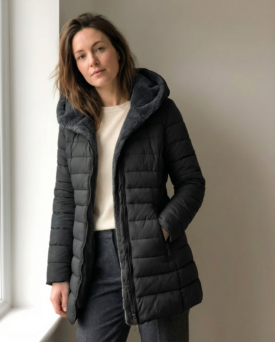 Fleece Lined Puffer Jacket