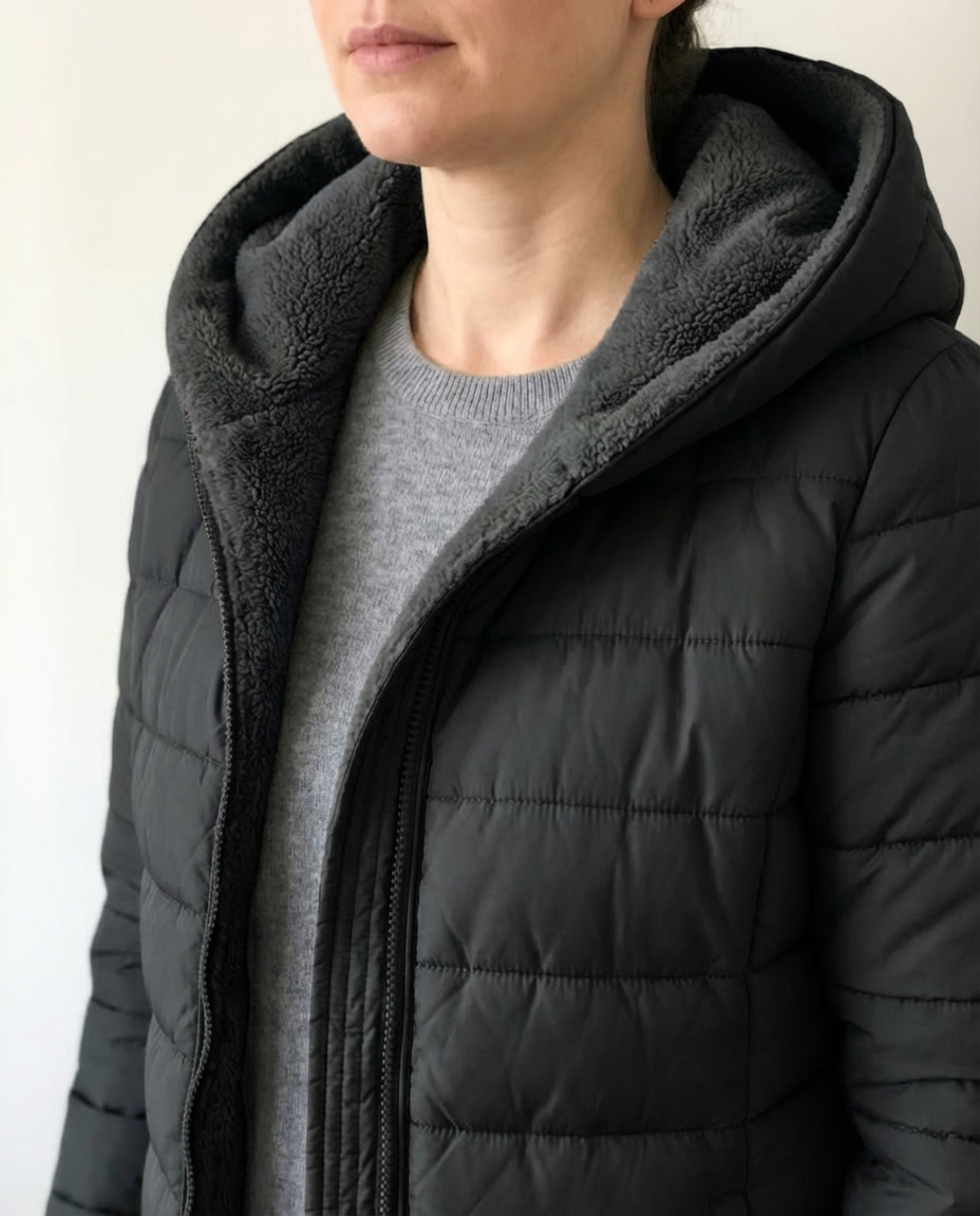 Fleece Lined Puffer Jacket