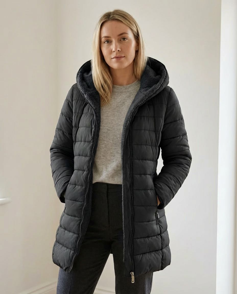 Fleece Lined Puffer Jacket