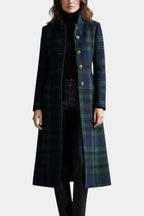 Glendine™ Chic Plaid Overcoat