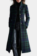 Glendine™ Chic Plaid Overcoat