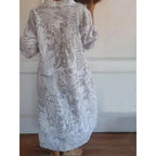 Exclusive beauty long cotton dress