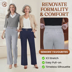 LinenGlam - Women's All-Season Wide Leg Linen Pants