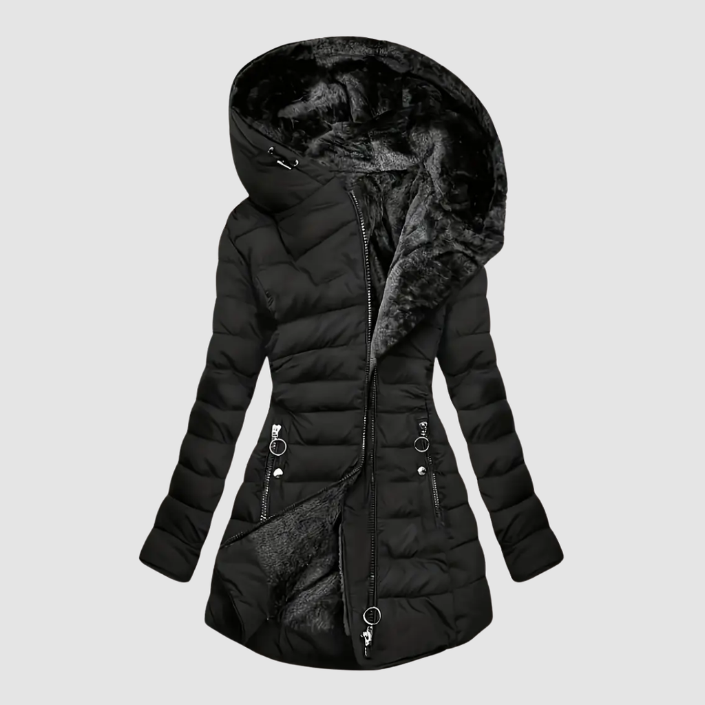 Ginnette™ Insulated Down Jacket with Fur Lining