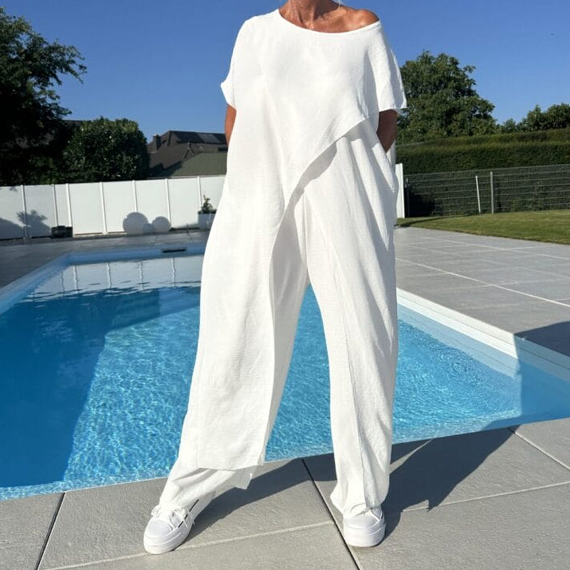 Gabbie™ Chic Off-Shoulder Two-Piece Ensemble