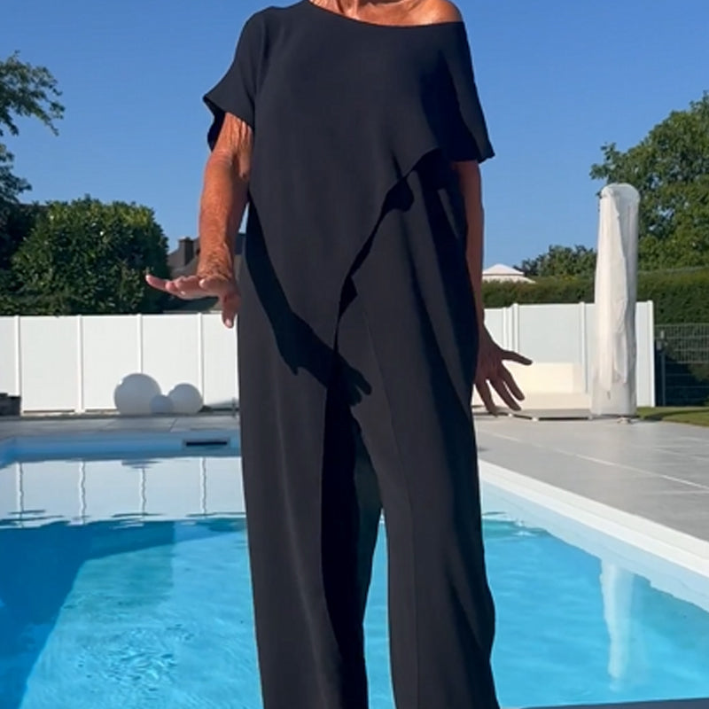 Gabbie™ Chic Off-Shoulder Two-Piece Ensemble