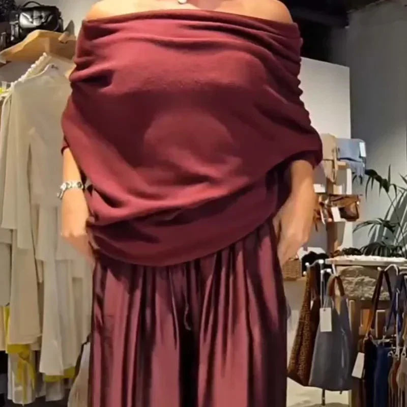 Georgina™ Chic Off-Shoulder Ensemble