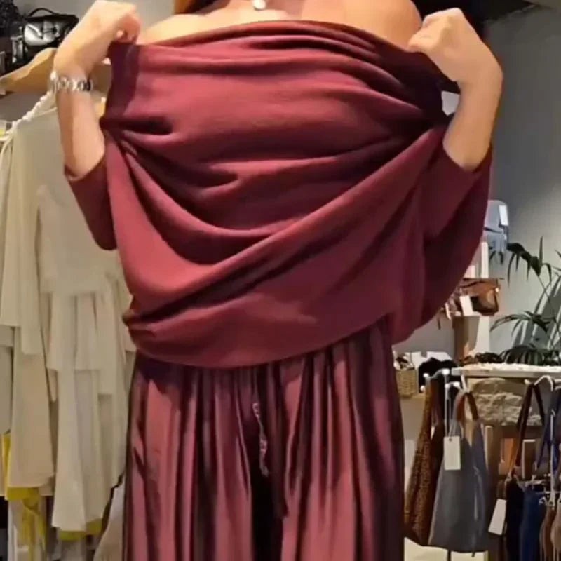 Georgina™ Chic Off-Shoulder Ensemble