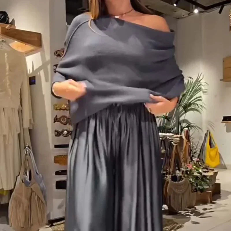 Georgina™ Chic Off-Shoulder Ensemble