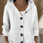 Women’s Solid Color Long Sleeve Cardigan Sweater