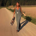 Relaxed Fit Maxi Dress Lightweight Soft Fabric