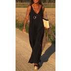 Relaxed Fit Maxi Dress Lightweight Soft Fabric